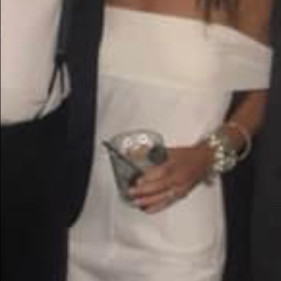 Cocktail white romper - Picture 2 of 3